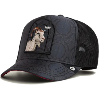 Gorra trucker negra cabra Hymn Him Religulous The Farm de Goorin Bros.
