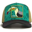 casquette-trucker-verte-toucan-vistoso-belize-toucan-the-farm-goorin-bros