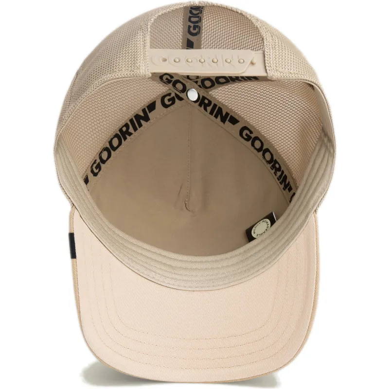 petten-gebogen-beige-snapback-the-farm-van-goorin-bros petten-gebogen-beige-snapback-the-farm-van-goorin-bros