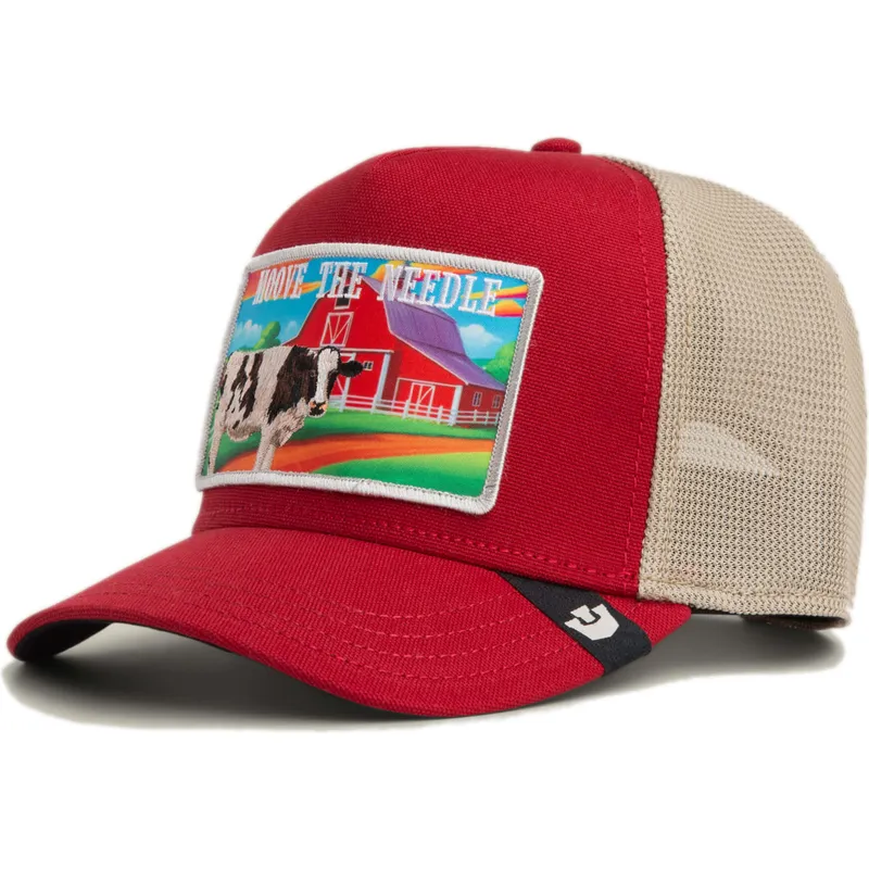 petten-gebogen-rood-snapback-the-farm-van-goorin-bros petten-gebogen-rood-snapback-the-farm-van-goorin-bros