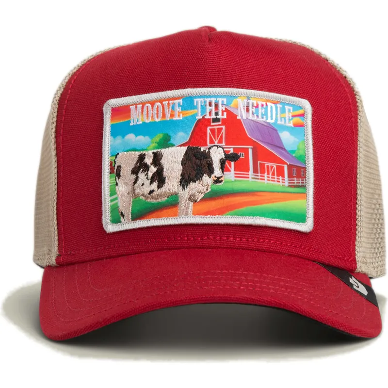 petten-gebogen-rood-snapback-the-farm-van-goorin-bros petten-gebogen-rood-snapback-the-farm-van-goorin-bros