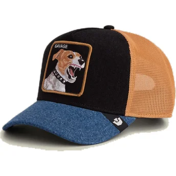 Petten gebogen meerkleurig snapback The Farm van Goorin Bros.