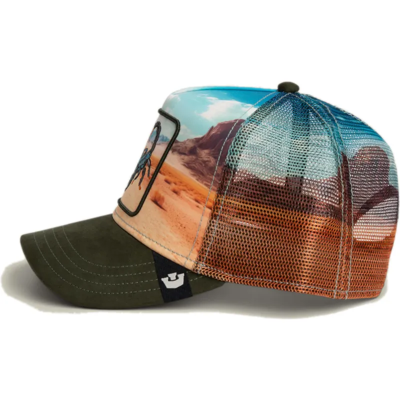 petten-gebogen-meerkleurig-snapback-deadly-scorpion-in-the-element-the-farm-van-goorin-bros