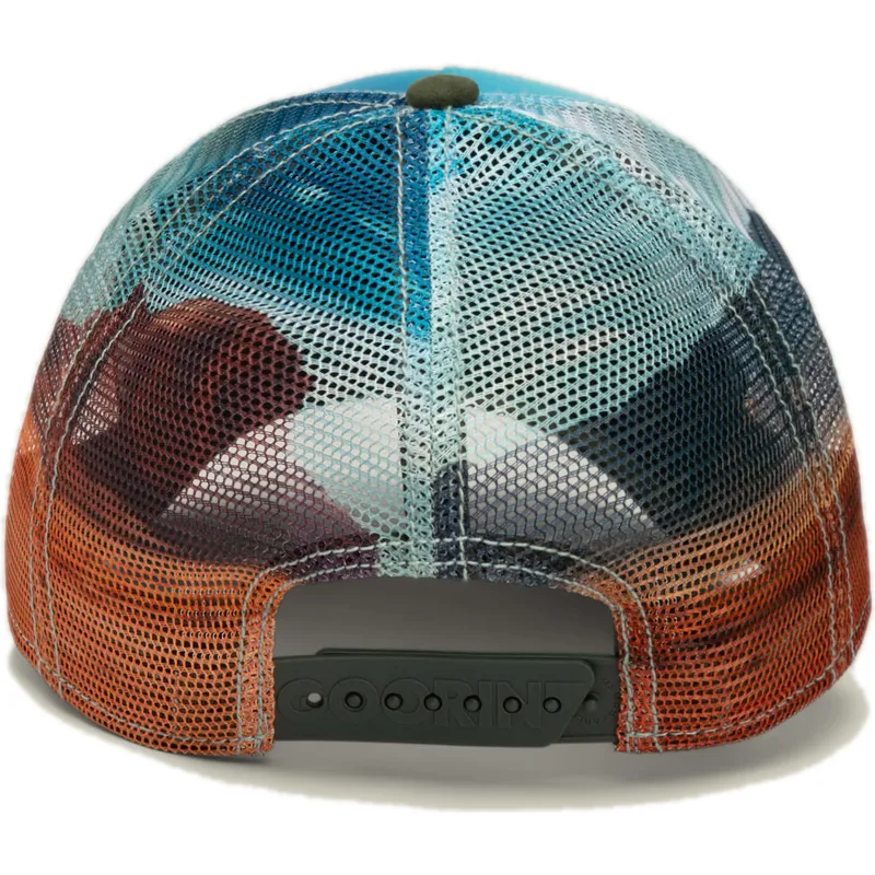 casquette-trucker-multicolore-scorpion-deadly-scorpion-in-the-element-the-farm-goorin-bros