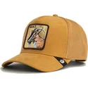 cappellino-trucker-marrone-capra-golden-goat-metallic-the-farm-di-goorin-bros