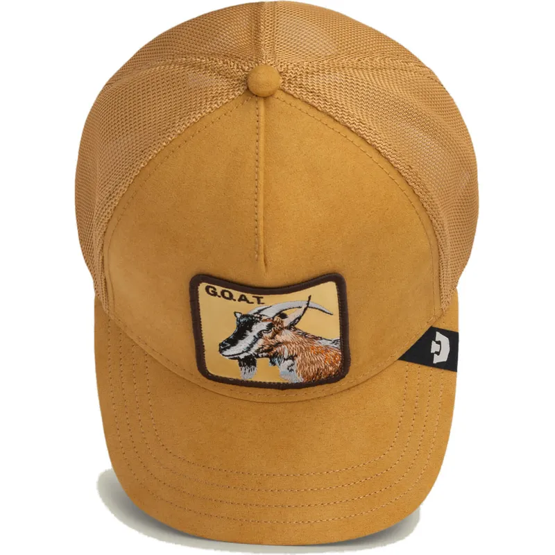gorra-trucker-marron-cabra-golden-goat-metallic-the-farm-de-goorin-bros