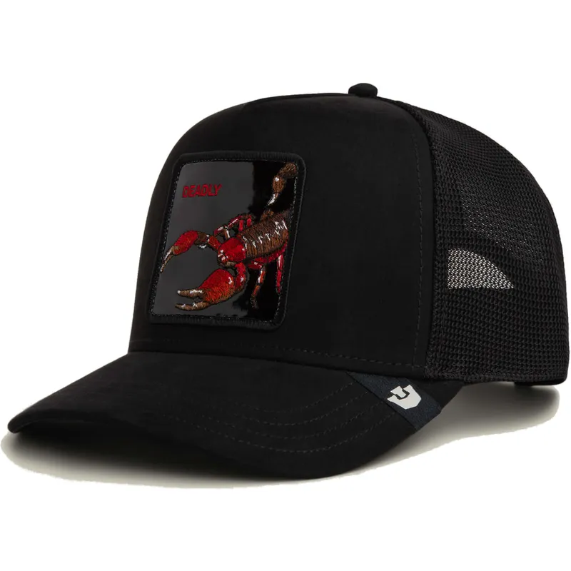 petten-gebogen-zwart-snapback-the-farm-van-goorin-bros