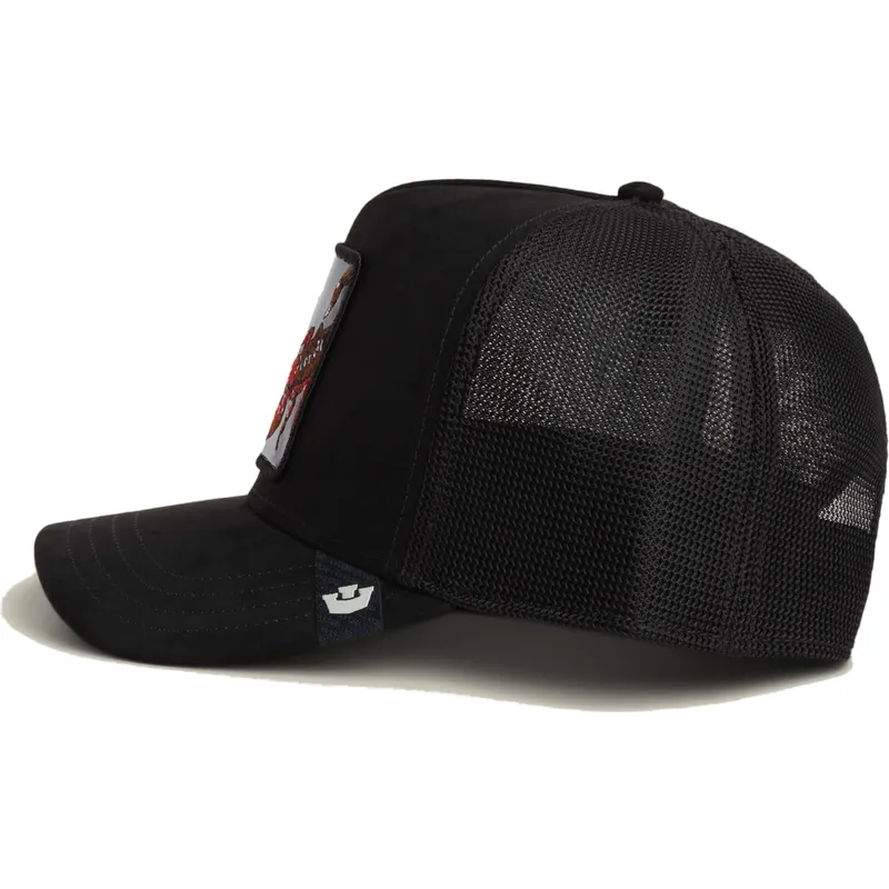 petten-gebogen-zwart-snapback-the-farm-van-goorin-bros