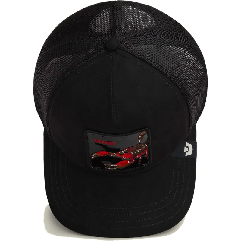 petten-gebogen-zwart-snapback-the-farm-van-goorin-bros