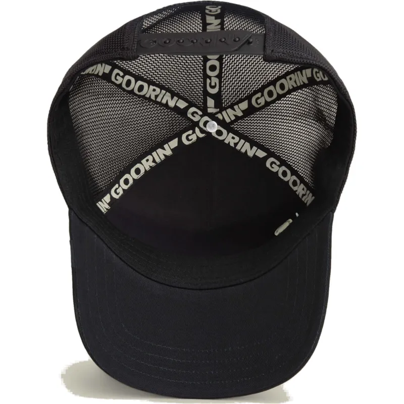 trucker-kasket-sort-skorpion-deadly-black-out-scorpion-metallic-the-farm-fra-goorin-bros