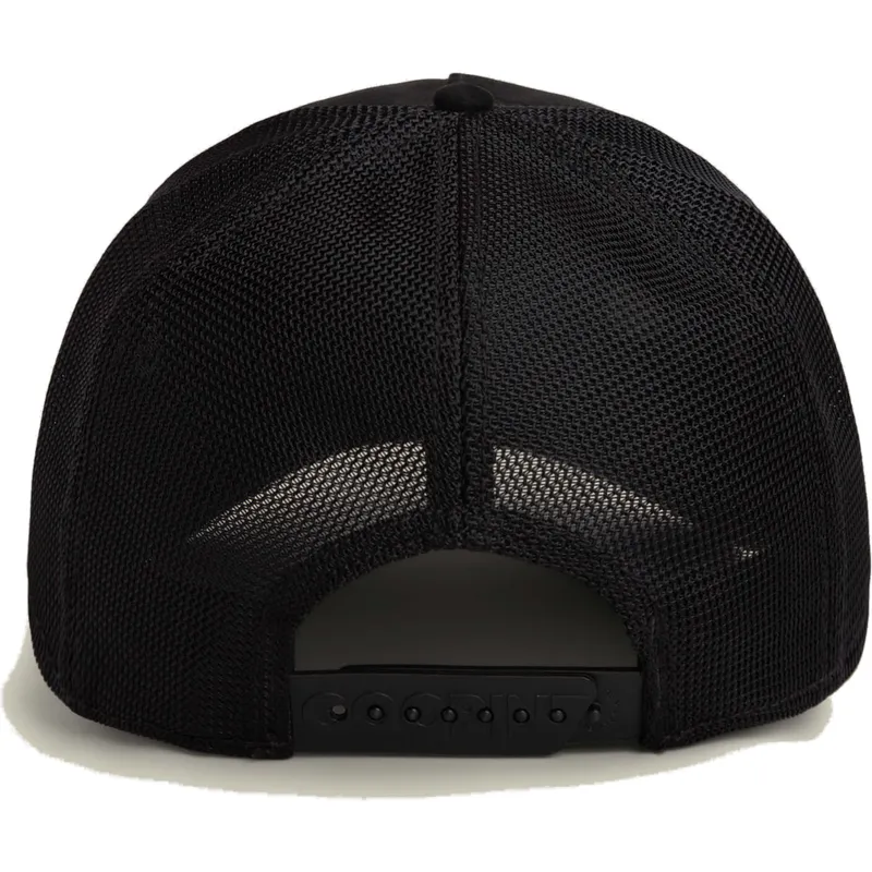 czapka-trucker-czarna-pies-doberman-black-out-doberman-metallic-the-farm-od-goorin-bros