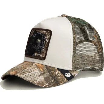 Petten gebogen camouflage snapback Realtree Edge Black Panther The Farm van Goorin Bros.