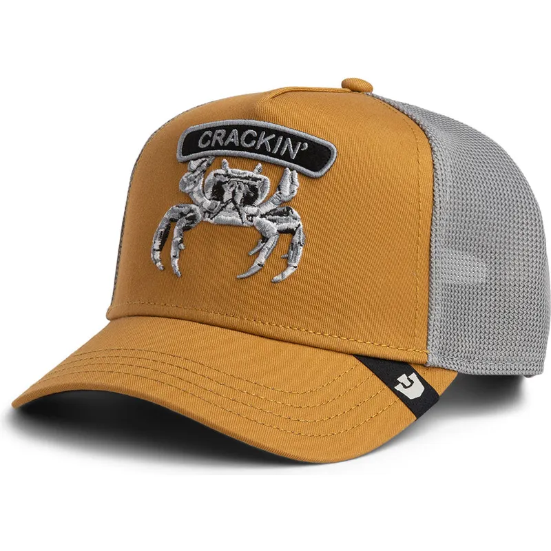 petten-gebogen-bruin-snapback-cangrejo-classic-rocker-crackin-the-farm-the-farm-van-goorin-bros