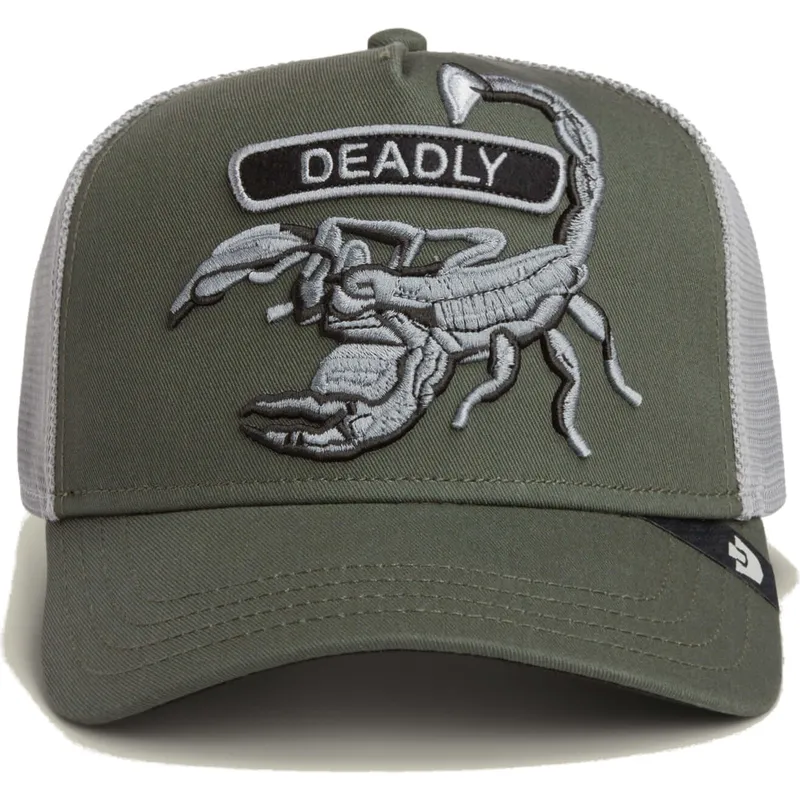 cappellino-trucker-verde-scorpione-classic-rocker-deadly-the-farm-di-goorin-bros