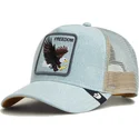petten-gebogen-blauw-snapback-the-farm-van-goorin-bros