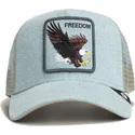 casquette-trucker-bleue-aigle-denim-eagle-the-farm-goorin-bros