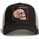 trucker-cap-schwarz-totenkopf-cancelled-denim-skull-the-farm-von-goorin-bros