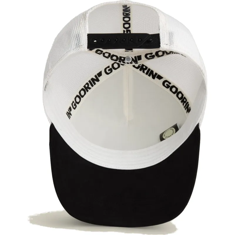 truckerkeps-vit-och-svart-panter-microsuede-black-panther-the-farm-fran-goorin-bros