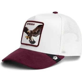 Cap gebogen red snapback The Farm van Goorin Bros.