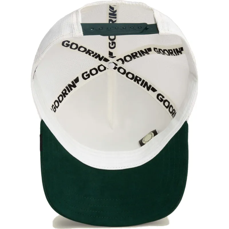 gorra-trucker-blanca-y-verde-perro-rottweiler-microsuede-bad-boy-the-farm-de-goorin-bros