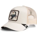 petten-gebogen-beige-snapback-deadly-scorpion-the-farm-van-goorin-bros