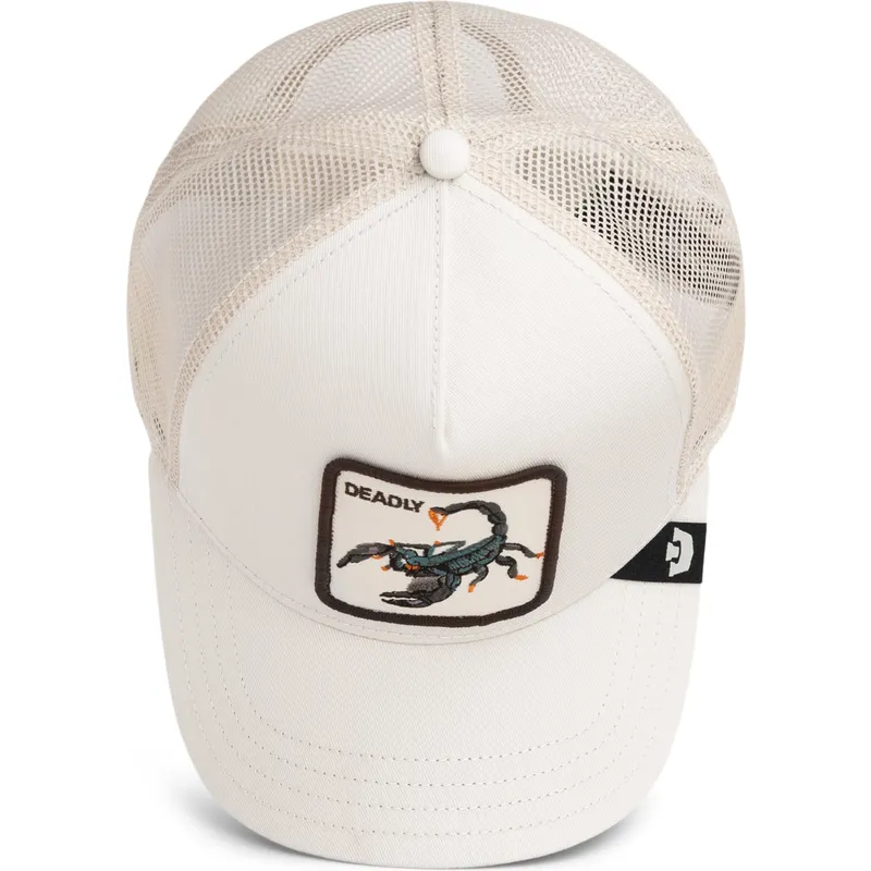 goorin-bros-deadly-scorpion-the-farm-beige-trucker-hat