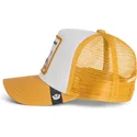 petten-gebogen-bruin-snapback-voor-kinderen-gato-curious-cat-mini-the-farm-the-farm-van-goorin-bros