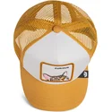 petten-gebogen-bruin-snapback-voor-kinderen-gato-curious-cat-mini-the-farm-the-farm-van-goorin-bros