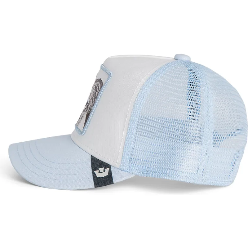 petten-gebogen-blauw-snapback-voor-kinderen-rascal-raccoon-mini-the-farm-van-goorin-bros