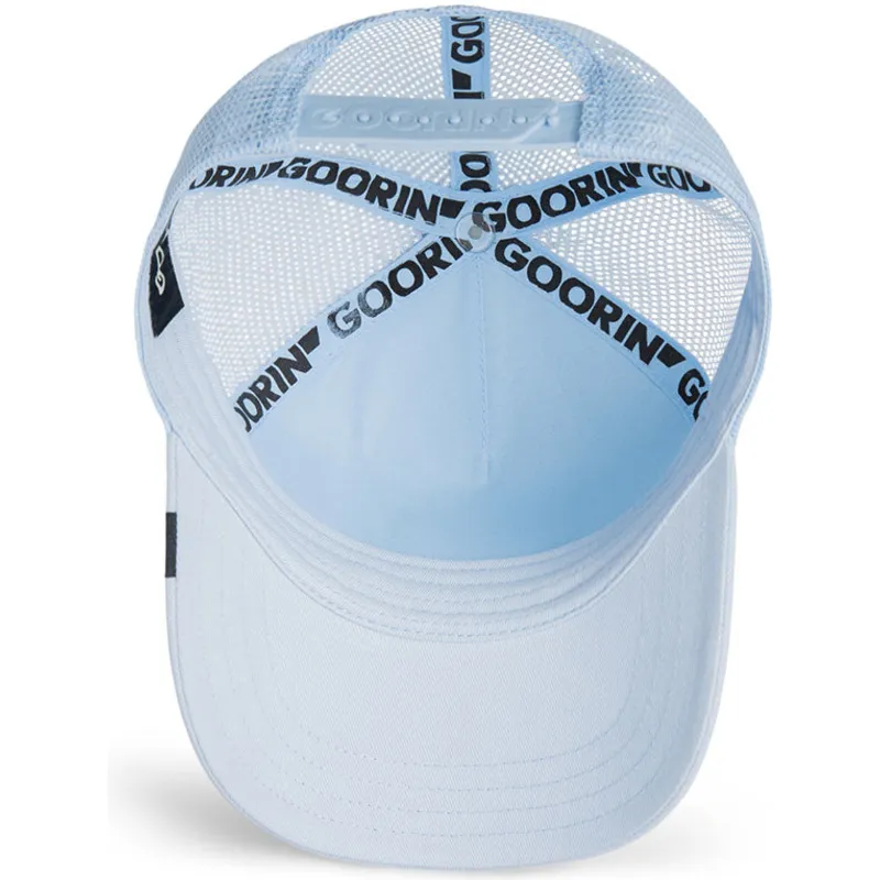petten-gebogen-blauw-snapback-voor-kinderen-rascal-raccoon-mini-the-farm-van-goorin-bros