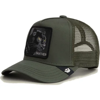 Petten gebogen groen snapback Panther The Farm van Goorin Bros.