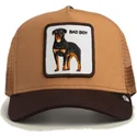 petten-gebogen-bruin-snapback-the-farm-van-goorin-bros