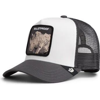 Petten gebogen grijs snapback Bulletproof The Farm The Farm van Goorin Bros.