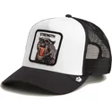 hvid-og-sort-trucker-kasket-panter-strength-panther-the-farm-fra-goorin-bros
