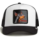 cappellino-trucker-nero-cane-dobermann-beware-the-farm-di-goorin-bros