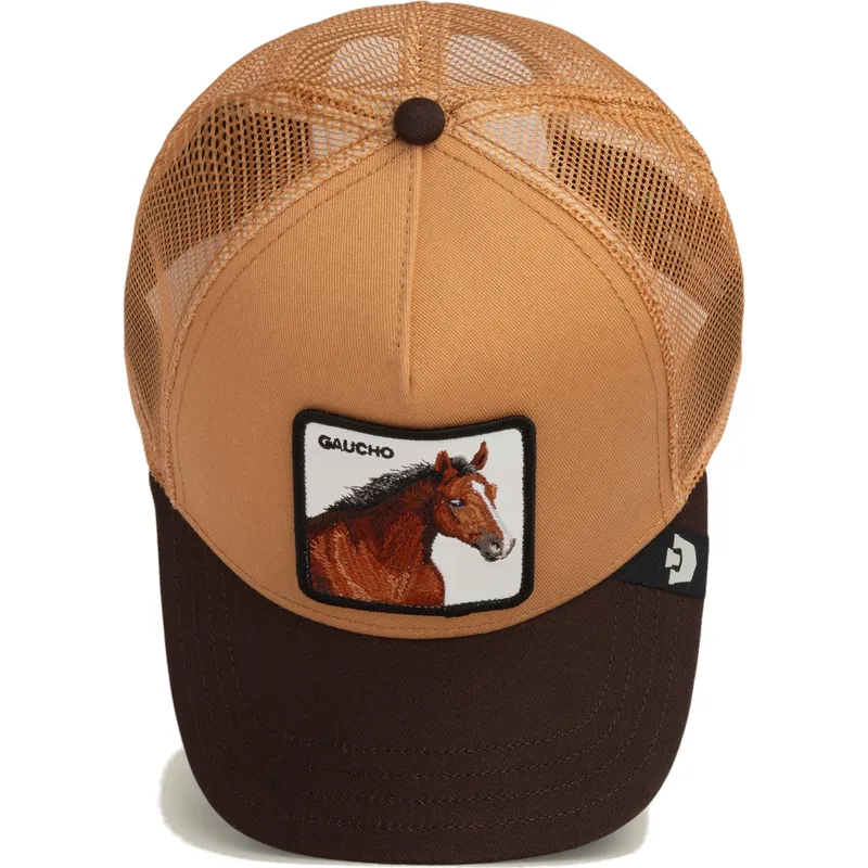 gorra-trucker-marron-caballo-gaucho-the-farm-de-goorin-bros