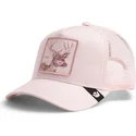 petten-gebogen-roze-snapback-bae-monochrome-the-farm-van-goorin-bros