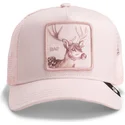 petten-gebogen-roze-snapback-bae-monochrome-the-farm-van-goorin-bros