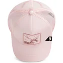casquette-trucker-rose-cerf-bae-monochrome-the-farm-goorin-bros