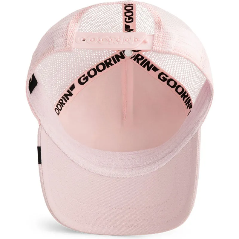 petten-gebogen-roze-snapback-bae-monochrome-the-farm-van-goorin-bros