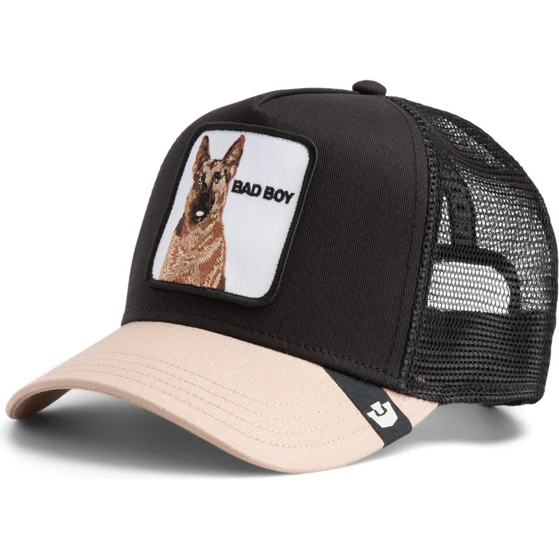 petten-gebogen-zwart-snapback-the-bad-boy-the-farm-van-goorin-bros