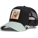 trucker-kasket-sort-og-gron-hund-labrador-retriever-the-loyal-dog-the-farm-fra-goorin-bros