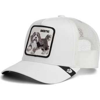 Cap gebogen white snapback voor kinderen The Farm van Goorin Bros.