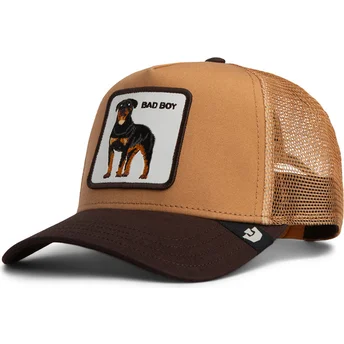 Cap gebogen brown snapback voor kinderen The Farm van Goorin Bros.