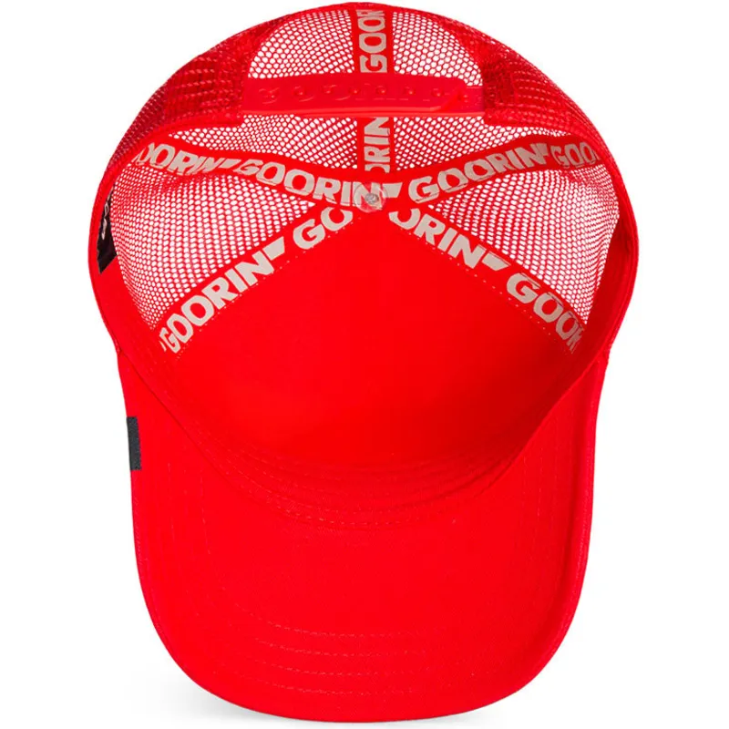 petten-gebogen-rood-snapback-voor-kinderen-the-farm-van-goorin-bros