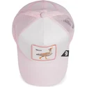 cappellino-trucker-bianco-e-rosa-per-bambino-papero-whisper-silly-the-farm-di-goorin-bros