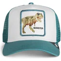 gron-trucker-kasket-til-dreng-t-rex-dinosaur-sea-monster-the-farm-fra-goorin-bros