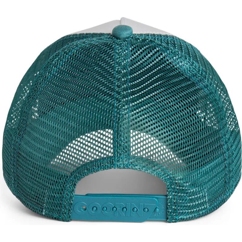 gron-trucker-kasket-til-dreng-t-rex-dinosaur-sea-monster-the-farm-fra-goorin-bros