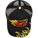 petten-gebogen-zwart-snapback-heat-flames-the-farm-van-goorin-bros