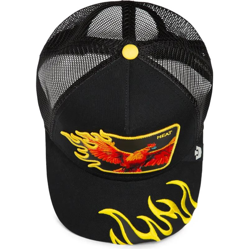 petten-gebogen-zwart-snapback-heat-flames-the-farm-van-goorin-bros